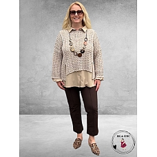 ONLY-M Pantalon Travel 044 Nutella Strong